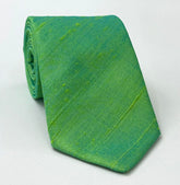 Lime Green Thai Rough Silk Tie THRT-4